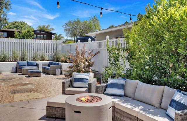 Mesa Cottage | Patio with BBQ and Firepit