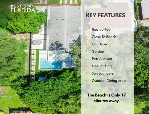 Miami Getaway Luxe Pool Garden & Courtyard