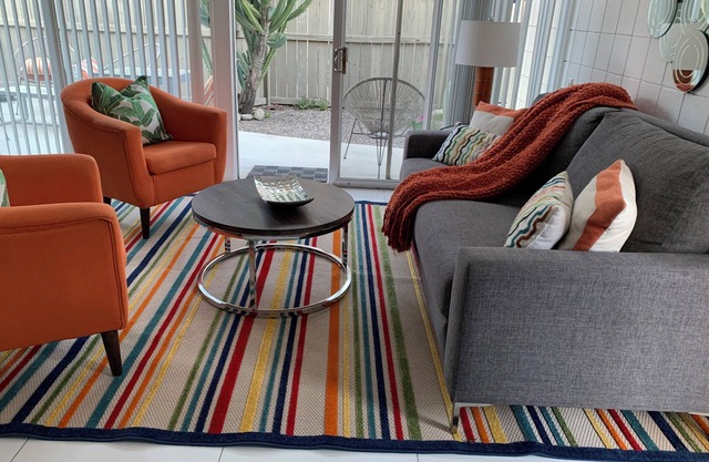 Bungalow de mediados de siglo en Ocotillo Lodge, Palm Springs, California