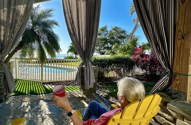 Mid-century Modern Style Studio located on the Gulf of Mexico
