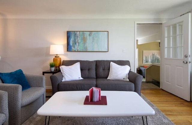 Mid-Century Modern Home by Historic Train Depot