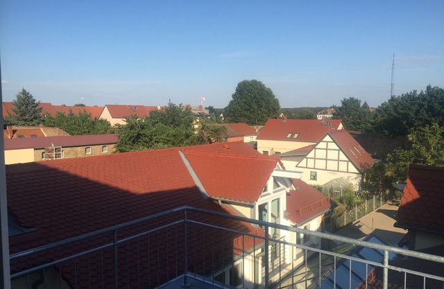 Apartamento moderno con vistas a los tejados de Templin.