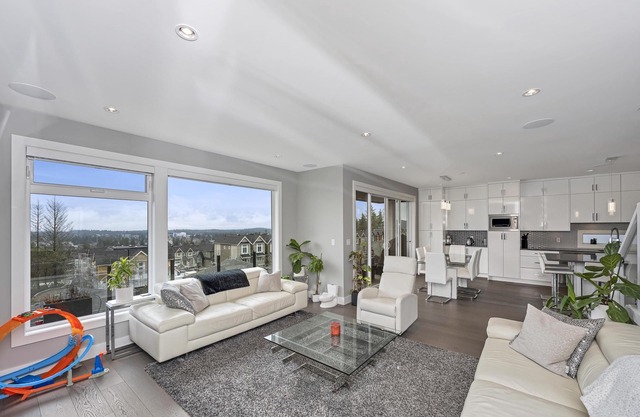 Modern contemporary home with stunning views