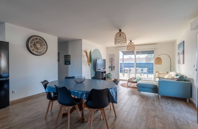 Casa moderna a 6 km de Mimizan para 6 personas, limpieza incluida