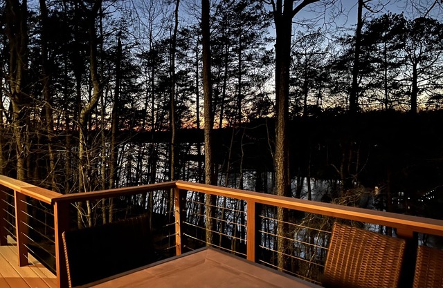 Modern pet friendly home w/ covered dock near Lake Lanier Olympic Park