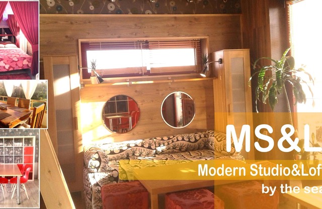 Estudio moderno y loft junto al mar