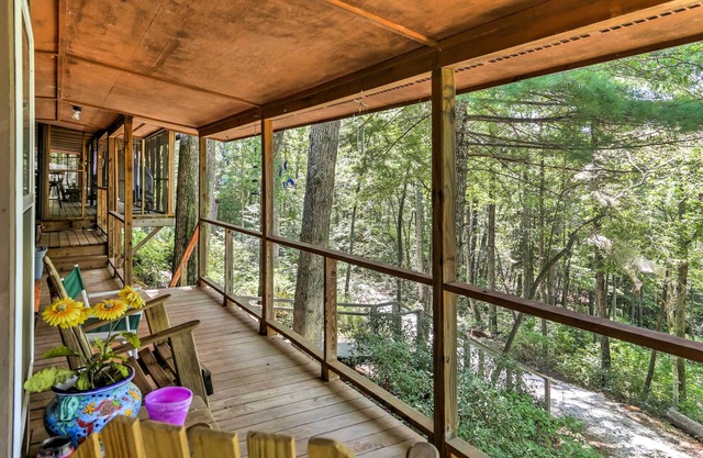 Lakefront Mountain Rest Cottage w / chimenea de gas!
