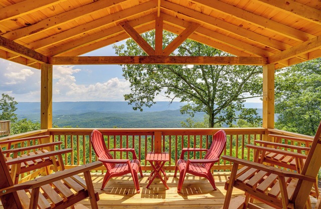 Mtn-View Gem: Flat Rock Retreat w/ Deck & Grill!