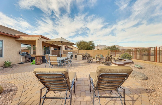 Near Hiking & Golf: Gold Canyon Home w/ Fire Pit!