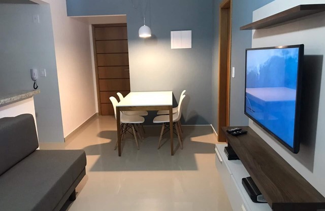 Nuevo apartamento en Aviation Seafront Building w / BBQ y Wi-Fi