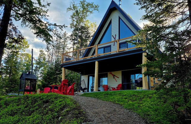 **NEW** Breathtaking views and tranquility - Chalet A-Frame en Mauricie