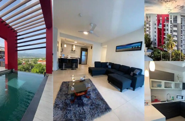New Kingston Luxury Gated Parkhurst 2 Bdrm Rooftop Pool, 24/7 Security, Central