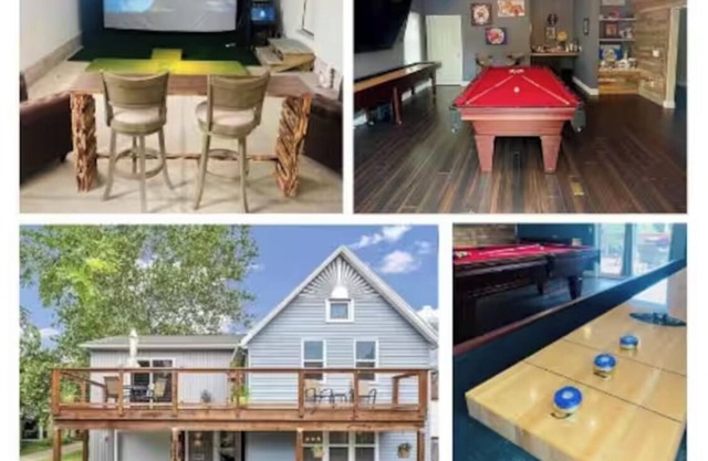 NEW~ "The Wolf of Tremont"-Golf Simulator,85 in tv, Pool Table+Shuffleboard!!!