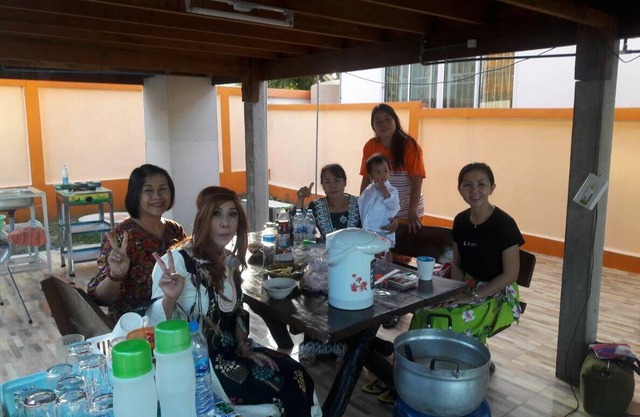 Casa de familia Nongkran zona privada y de seguridad