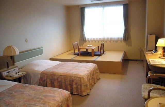 Nonsmoking Twin room or twin room with raised f / Uryu-gun Hokkaidō