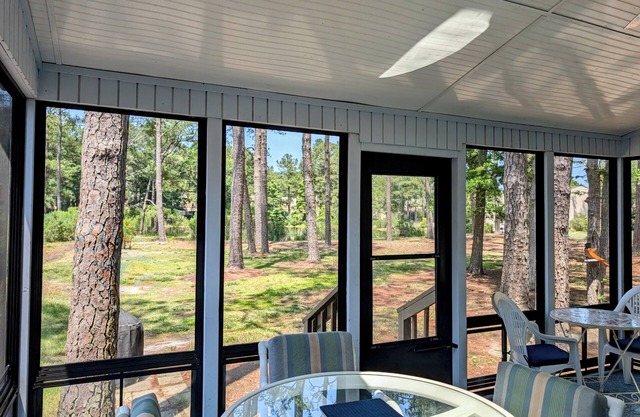 Relaxing 3BR Townhome with Pond View, Pool, and Porch – Walk/Tram to Beach