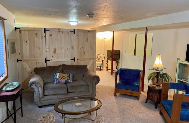 The Creek View Suite at Lily Bay Creek Homestead in the heart of Door County.