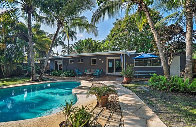 Renovado Oakland Park Home w / Yard, Patio y piscina!