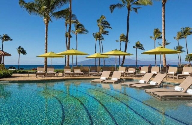 Frente al mar, unidad de piso alto en Hyatt Residence Club Ka'anapali