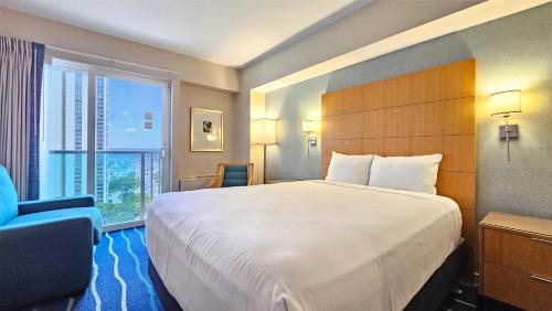 Ocean View Room at Ala Moana Hotel- Fees include