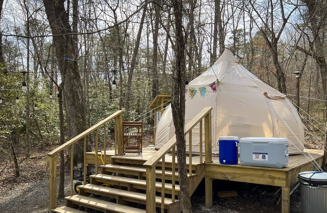Off Grid Luxury Bell Tent Camping