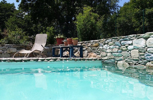 Old mill with river and pool, surrounded by nature and 20 minutes from St Florent