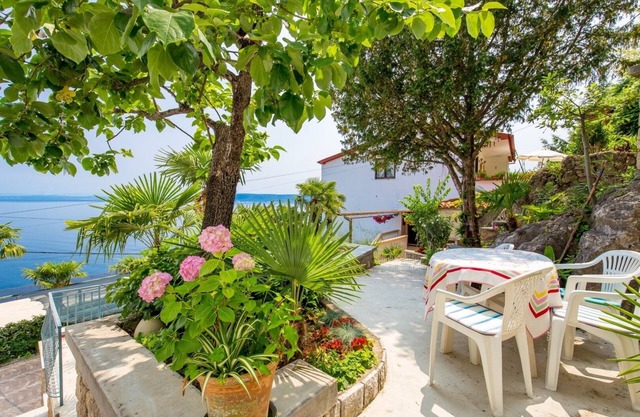 Apartamento de una habitación con terraza y vista al mar Moscenicka Draga, Opatija (A-7766-e)