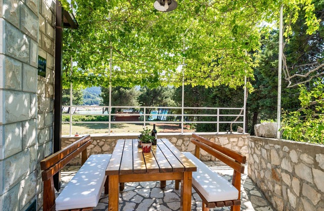 Apartamento de una habitación con terraza y vista al mar Zuljana, Peljesac (A-10233-c)