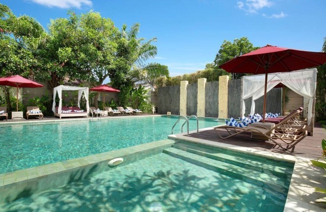 Villa de una habitación con piscina privada a solo 5 minutos en coche de la playa