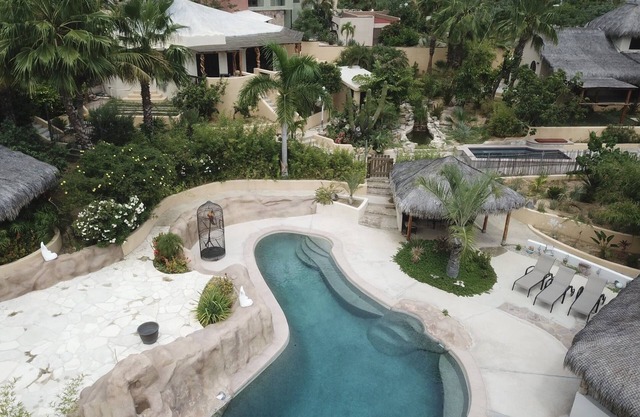 One Of A Kind Baja Palm Leaf Roof Villa
