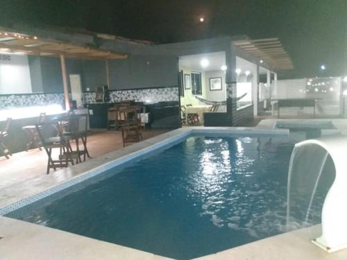 Pé na areia