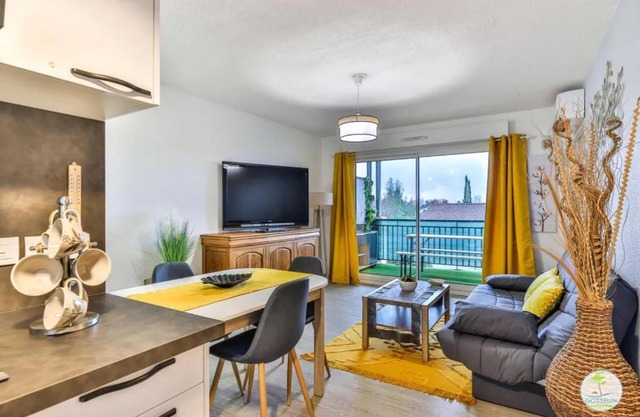 Parentis en Born Appartement avec balcon pour 4 personnes
