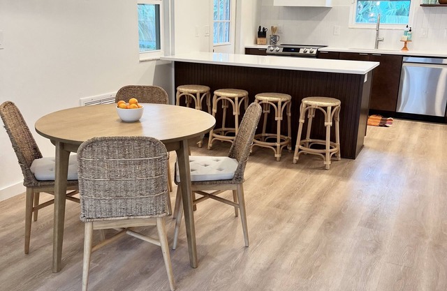 Pet friendly beach house w/private backyard & outdoor shower- steps from beach