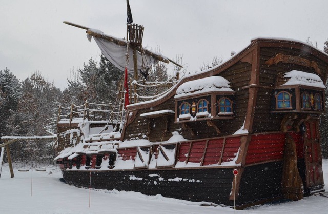Barco pirata aventura cabina! ¡Cerca de Dells! Duerme 6- Arrgh Maties!