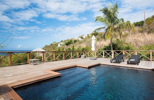 Vistas al mar, piscina, cerca del hotel Le Toiny, aire acondicionado, wifi gratuito, servicio de limpieza incluido