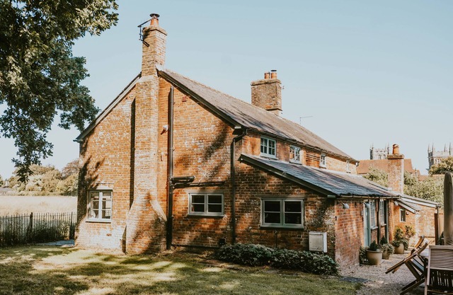 Casa del siglo XVIII en el borde de Wimborne