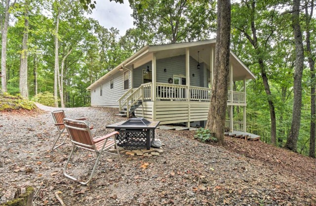 Private Mountaintop Escape with Wraparound Deck