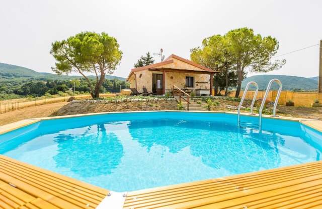 Casa de vacaciones privada con A/C, piscina privada, WIFI, TV, terraza, vista panorámica