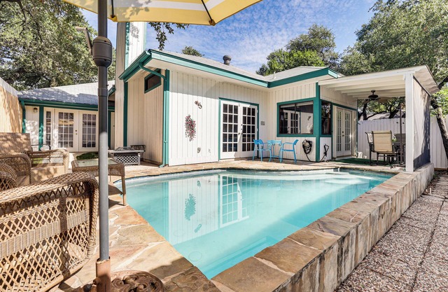 Private Yard w/ Pool: Quiet Getaway in San Antonio