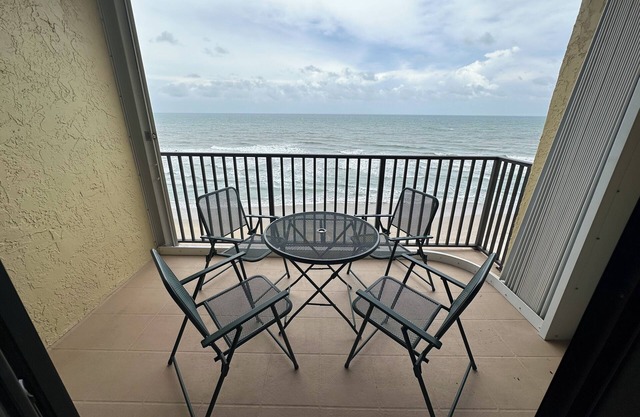 Quiet beachfront penthouse offering everything needed for a coastal getaway