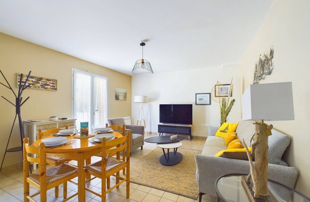 Casa tranquila para 4 con jardín