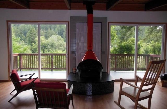Redwood Butterfly Cabin Riverfront Private Island Canoa de temporada incluida