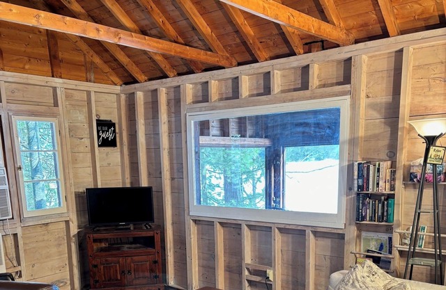 Relax and rejuvenate in this delightful retreat, where rustic meets modern.
