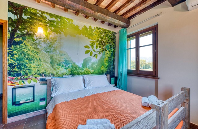 Habitación 'Cipriano' con jardín compartido, Wi-Fi y aire acondicionado
