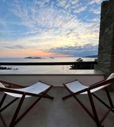Sea & Sunset Terrace - Island House by Hostandros