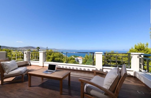 Sea View villa Athens . In the most beautiful area in Attica.