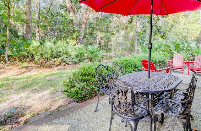 Single-level home with patio - walk to the beach, Harbour Town & golf - dogs OK