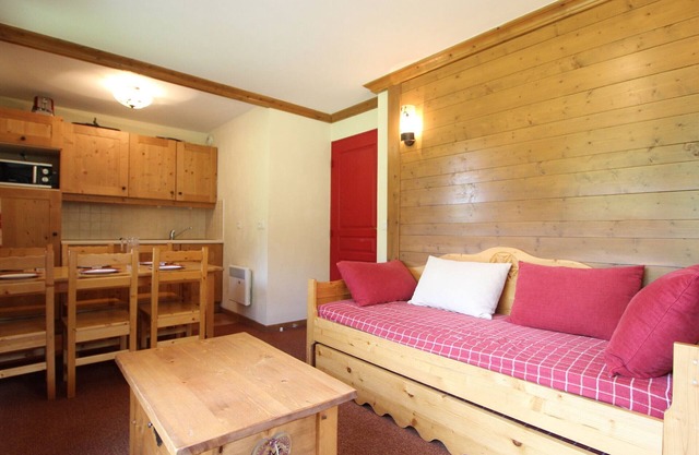 Apartamento para 6 personas a pie de pistas con piscina en Val Cenis