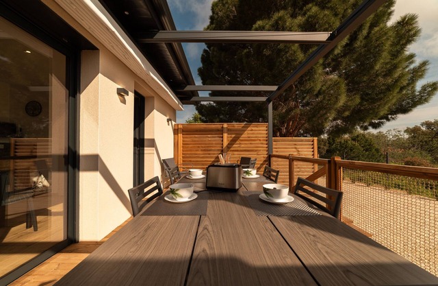 Pequeña casa "Côté Nature" con vistas a la montaña, Wi-Fi y aire acondicionado