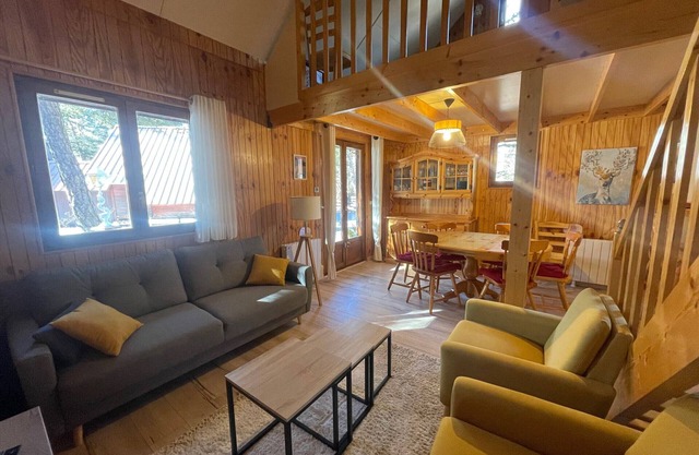 Gran chalet en Barcelonnette, 8 plazas, cerca del golf, terraza y cocina equipada